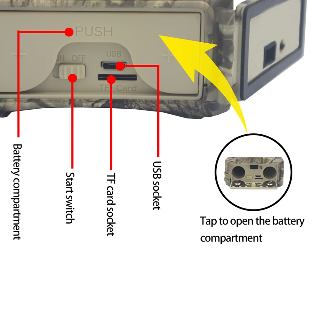 Wifi Trail Camera 1080P Hunting Camera With 120Degree Wide Angle For Wildlife Deer Scouting Hunting Or Property Security
Wifi Trail Camera 1080P Hunting Camera With 120Degree Wide Angle For Wildlife Deer Scouting Hunting Or Property Security