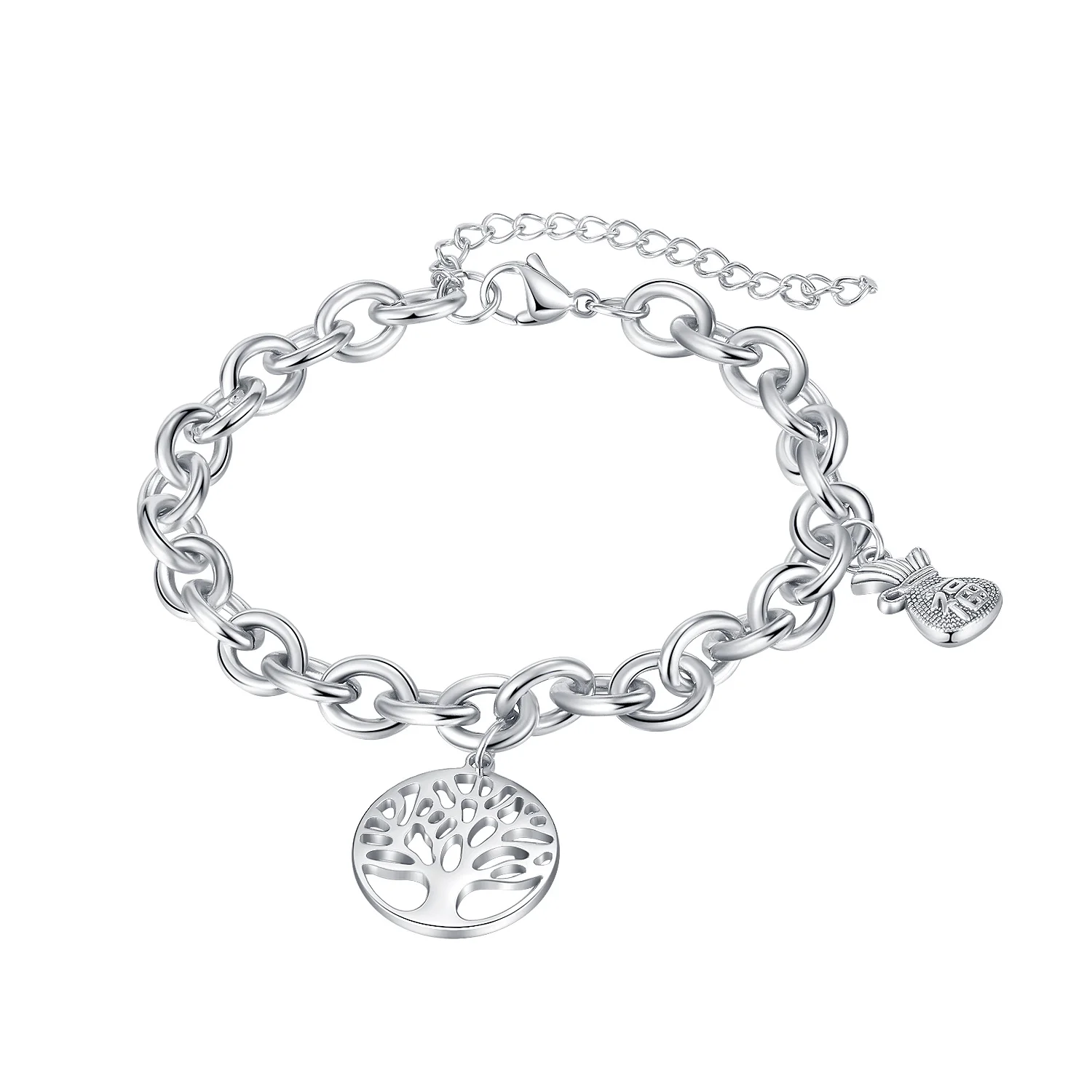 Tuswans Classic Trendy Jewelry Adjustable Alloy Stainless Steel Tree Of Life Pendant Bracelet For Women Couple Jewelry Accessory
Tuswans Classic Trendy Jewelry Adjustable Alloy Stainless Steel Tree Of Life Pendant Bracelet For Women Couple Jewelry Accessory