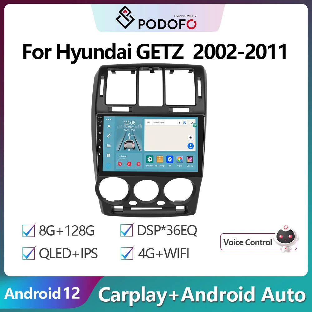 Автомагнитола Podofo, 2DIN, Android 12, мультимедийный видеоплеер для Hyundai GETZ 2002-2011, GPS-навигация, 2DIN, Carplay, автостерео
Автомагнитола Podofo, 2DIN, Android 12, мультимедийный видеоплеер для Hyundai GETZ 2002-2011, GPS-навигация, 2DIN, Carplay, автостерео