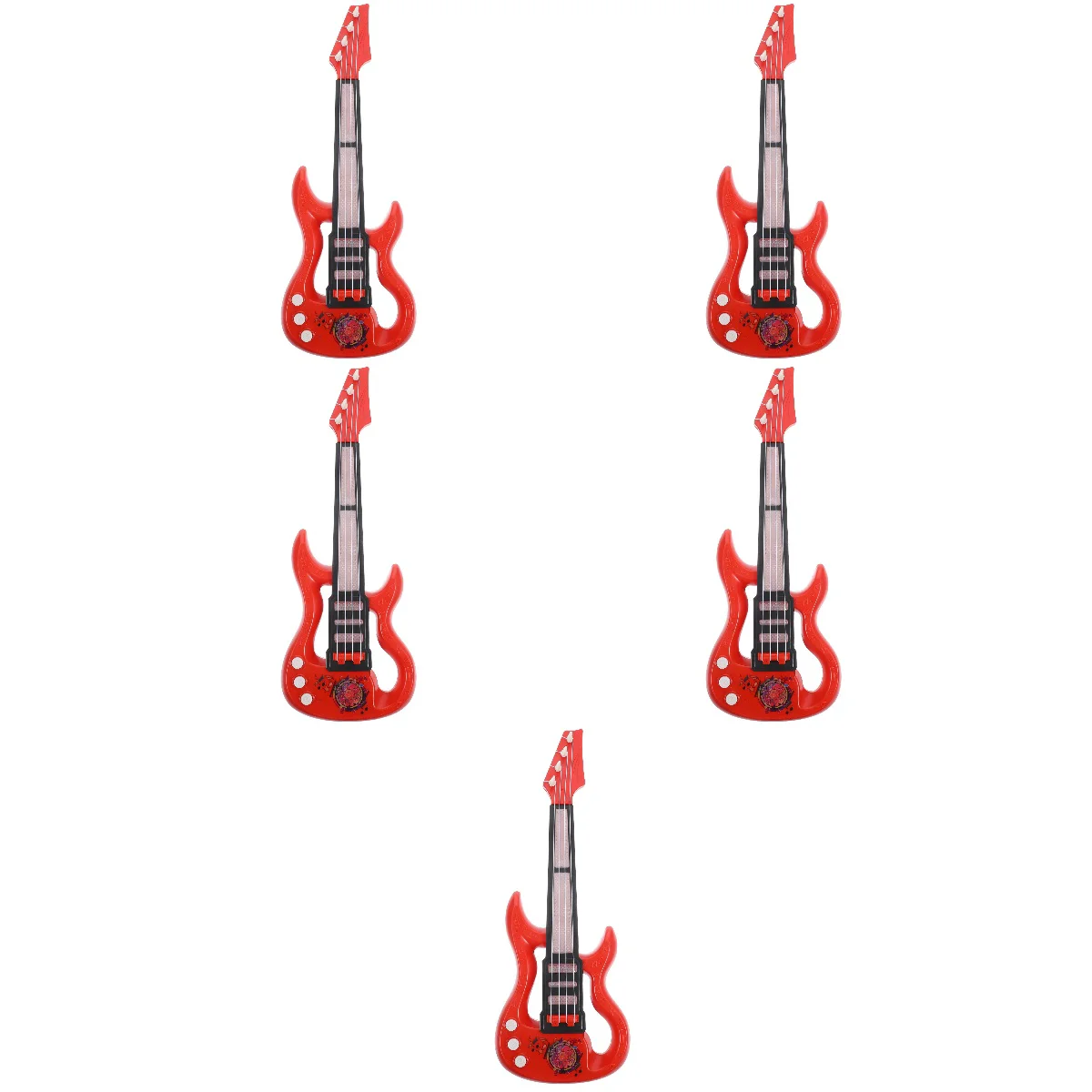 Set 5 Electric Guitar Musical Instrument Ukulele - Mini Plastics Plaything Toddler Babies
Set 5 Electric Guitar Musical Instrument Ukulele - Mini Plastics Plaything Toddler Babies