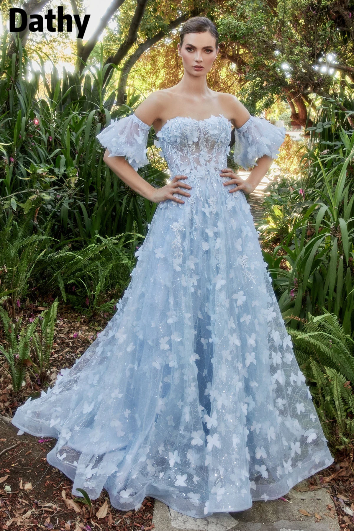 3D Butterfly Print فساتين السهرة A-line Wrap Chest Strap Detachable Sleeve Long Ladies Evening Dress فساتين سهره فاخره 2023
3D Butterfly Print فساتين السهرة A-line Wrap Chest Strap Detachable Sleeve Long Ladies Evening Dress فساتين سهره فاخره 2023