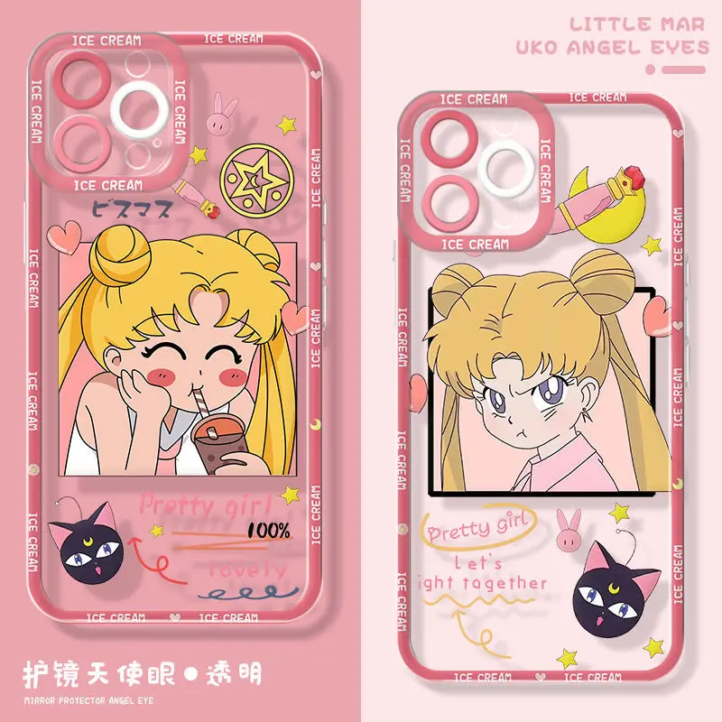 Sailor Moon Anime phone case For iphone 6 6S 7 8 11 12 13 MAX Plus X XS XR Pro Max Transparent
Sailor Moon Anime phone case For iphone 6 6S 7 8 11 12 13 MAX Plus X XS XR Pro Max Transparent