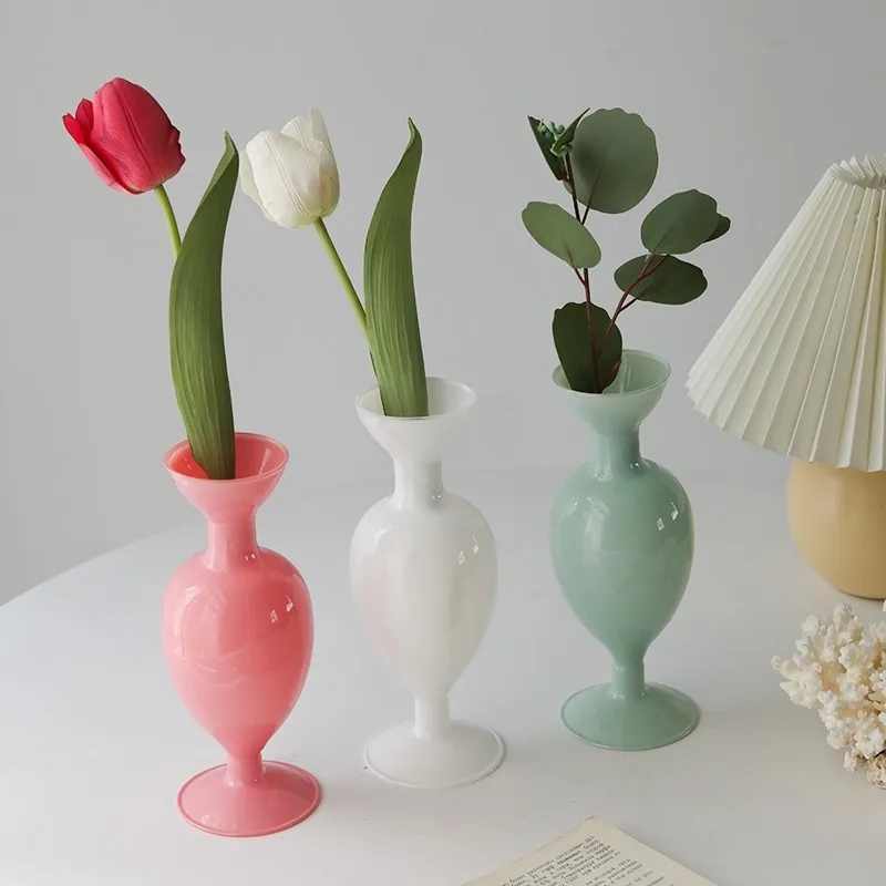 Glass Vases Room Decor Wedding Decoration Home Decoration Vase Plant Hydroponic Flower Pot Colored Glass Container Dropshipping
Glass Vases Room Decor Wedding Decoration Home Decoration Vase Plant Hydroponic Flower Pot Colored Glass Container Dropshipping