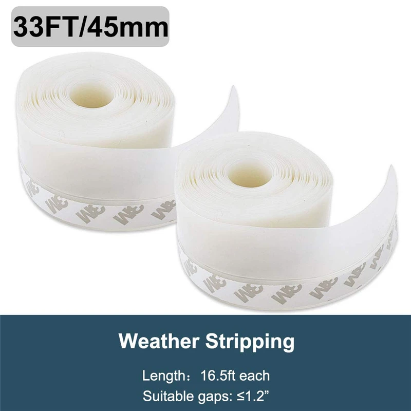 5M Updated Silicone Seal Strip Weather Stripping Door Bottom Sealing Stripping Door and Windows Gaps of Collision and Side Tape
5M Updated Silicone Seal Strip Weather Stripping Door Bottom Sealing Stripping Door and Windows Gaps of Collision and Side Tape