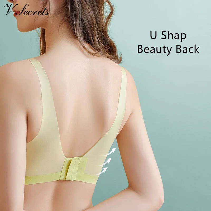 Sexy Until Thin Bras Ice Silk Beauty Back Seamless Underwear Bralette Emulsion Pad Women Sleep Push Up Lingerie Soutien Gorge
Sexy Until Thin Bras Ice Silk Beauty Back Seamless Underwear Bralette Emulsion Pad Women Sleep Push Up Lingerie Soutien Gorge
