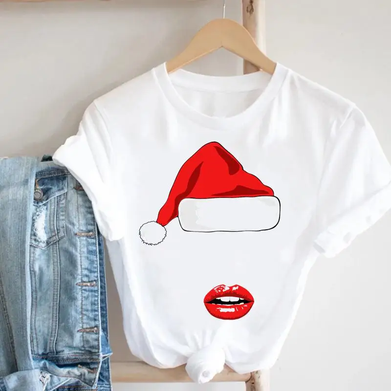 Women Lovely Trend Cute Merry Christmas New Year Trend T-shirts Cartoon Fashion Top Graphic Tshirt Holiday Travel Tee
Women Lovely Trend Cute Merry Christmas New Year Trend T-shirts Cartoon Fashion Top Graphic Tshirt Holiday Travel Tee