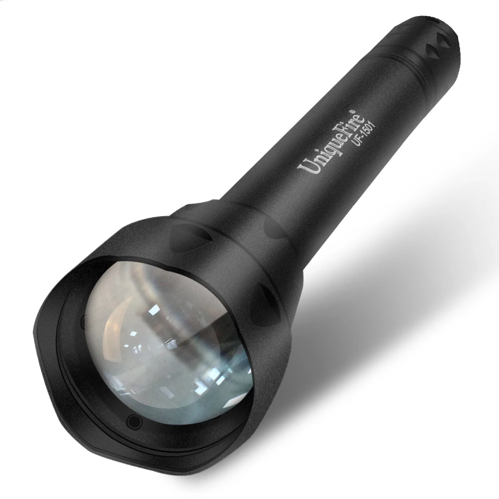 UniqueFire 1501 IR 940nm IR LED Flashlight Zoomable Torch 38mm Convex Lens Aluminum Black Night Vision for 2x18650 For Hunting
UniqueFire 1501 IR 940nm IR LED Flashlight Zoomable Torch 38mm Convex Lens Aluminum Black Night Vision for 2x18650 For Hunting