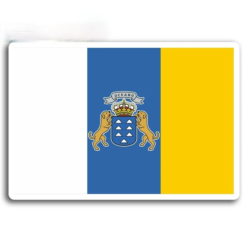 Canary Islands Flag Travel Vinyl Stickers Decal Laptop Gift Waterproof Accessories Car Bumper Window Decal
Canary Islands Flag Travel Vinyl Stickers Decal Laptop Gift Waterproof Accessories Car Bumper Window Decal