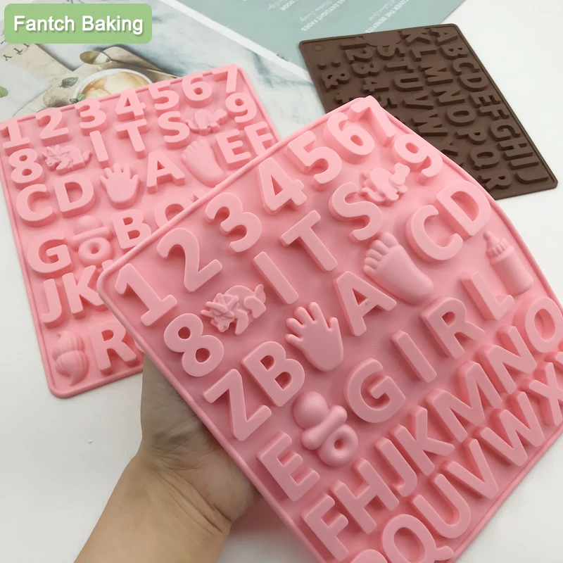 New Sugarcraft Alphabet Figure Number Silicone Mold Baby Theme Fondant Chocolate Mould Cake Decorating Baking Kitchen Tools
New Sugarcraft Alphabet Figure Number Silicone Mold Baby Theme Fondant Chocolate Mould Cake Decorating Baking Kitchen Tools