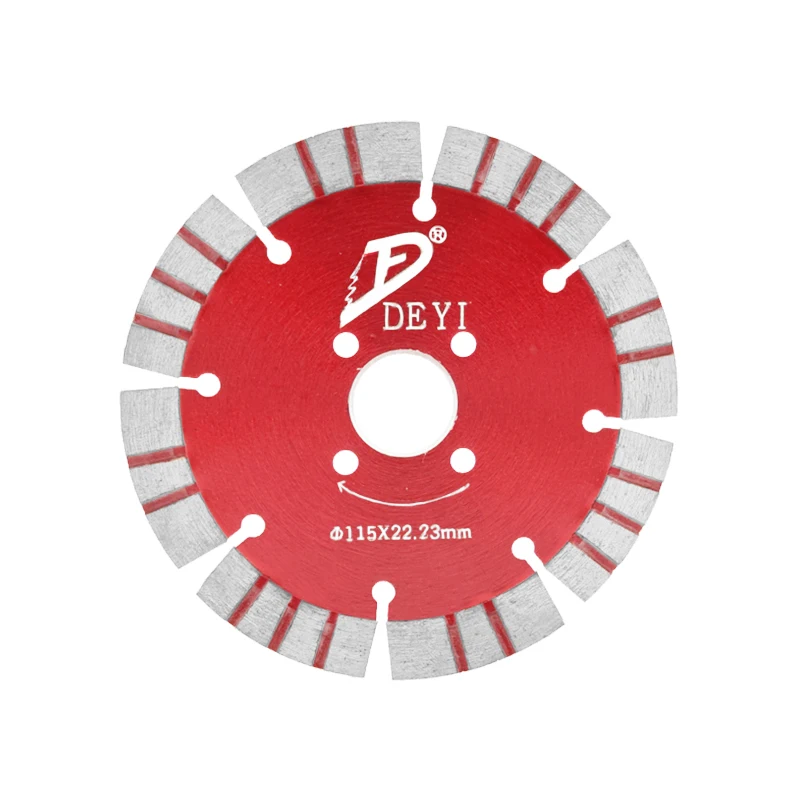 DEYI 4.5 inch 114mm disco taglio diameter segmented diamond saw blade for highly reinforced concrete and stone 
DEYI 4.5 inch 114mm disco taglio diameter segmented diamond saw blade for highly reinforced concrete and stone