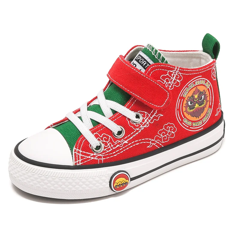 Кеды детские высокие в китайском стиле, модные повседневные холщовые кроссовки с принтом, удобная обувь для Скейтборда для мальчиков и девочек 
Кеды детские высокие в китайском стиле, модные повседневные холщовые кроссовки с принтом, удобная обувь для Скейтборда для мальчиков и девочек