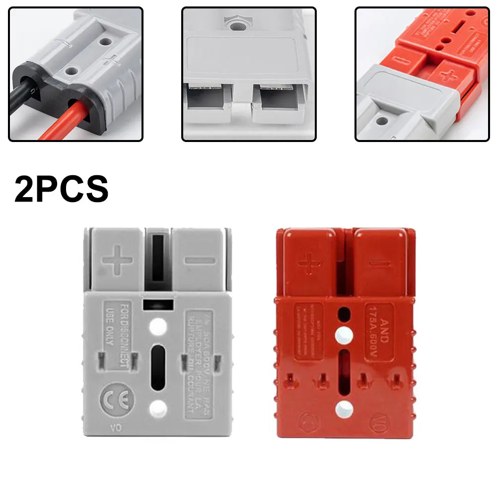 2pcs For Anderson Plug Connector 600V 50/120A Battery Power Connectors Caravan Trailer Motorcycle Socket Adapter Accessories
2pcs For Anderson Plug Connector 600V 50/120A Battery Power Connectors Caravan Trailer Motorcycle Socket Adapter Accessories