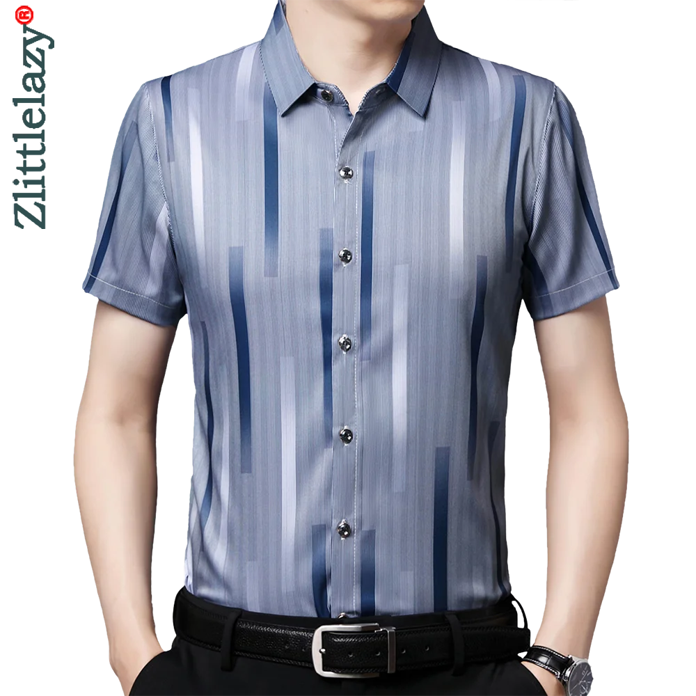 2022 brand striped mens shirts for men clothing korean fashion summer short sleeve shirt luxury dress casual clothes jersey 2462
2022 brand striped mens shirts for men clothing korean fashion summer short sleeve shirt luxury dress casual clothes jersey 2462
