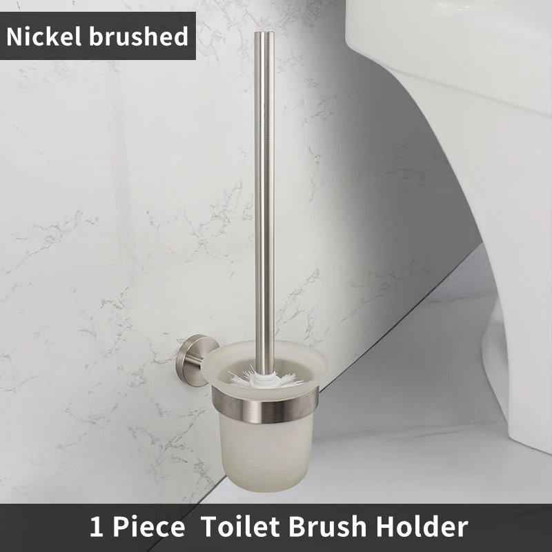 Щетка для унитаза с держателем, нержавеющая сталь
Щетка для унитаза с держателем, нержавеющая сталь