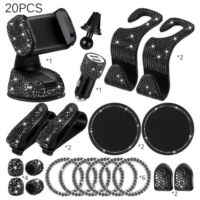 Luxury Crystal Black Diamond Car Steering Wheel Covers Case Universal Auto Handlebar Cover Car Interior Accessories Decoration
Luxury Crystal Black Diamond Car Steering Wheel Covers Case Universal Auto Handlebar Cover Car Interior Accessories Decoration