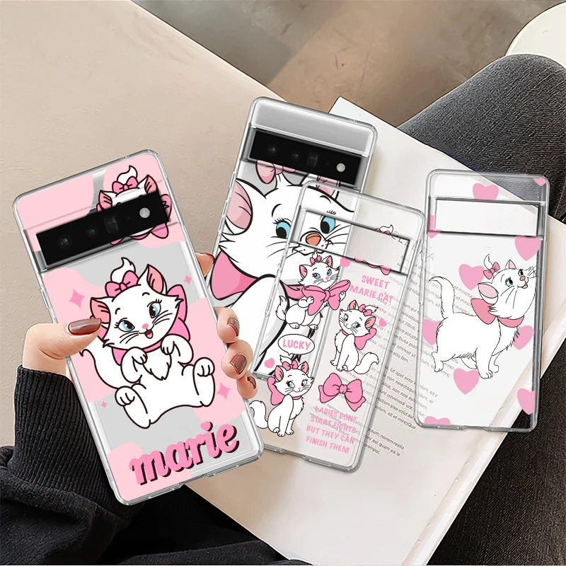 Disney Pink Marie Cat For Google Pixel 8 7 6 Pro 6a 5 5a 4 4a XL 5G Transparent Phone Case Cover Shell
Disney Pink Marie Cat For Google Pixel 8 7 6 Pro 6a 5 5a 4 4a XL 5G Transparent Phone Case Cover Shell