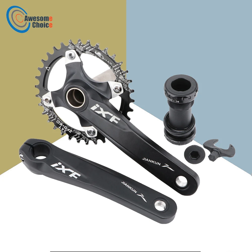 IXF MTB Crank 104BCD Mountain Bicycle Crankset 170mm Crank And Bottom Bracket BB MTB Crank Aluminum Alloy Bicycle Part
IXF MTB Crank 104BCD Mountain Bicycle Crankset 170mm Crank And Bottom Bracket BB MTB Crank Aluminum Alloy Bicycle Part