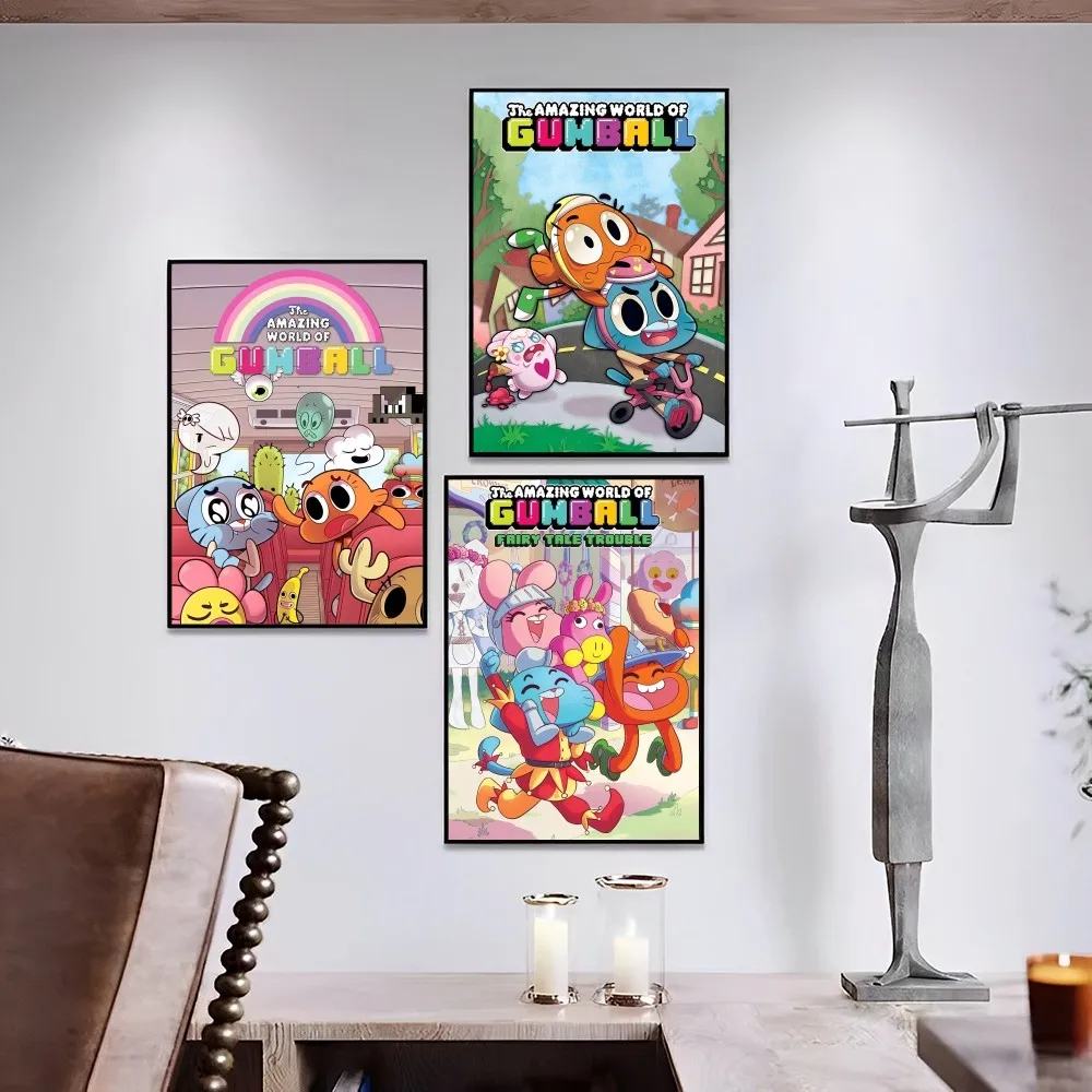The A-Amazing W-World of G-Gumball Poster Self-adhesive Art Poster Retro Kraft Paper Sticker DIY Room Cafe Vintage Decorative
The A-Amazing W-World of G-Gumball Poster Self-adhesive Art Poster Retro Kraft Paper Sticker DIY Room Cafe Vintage Decorative