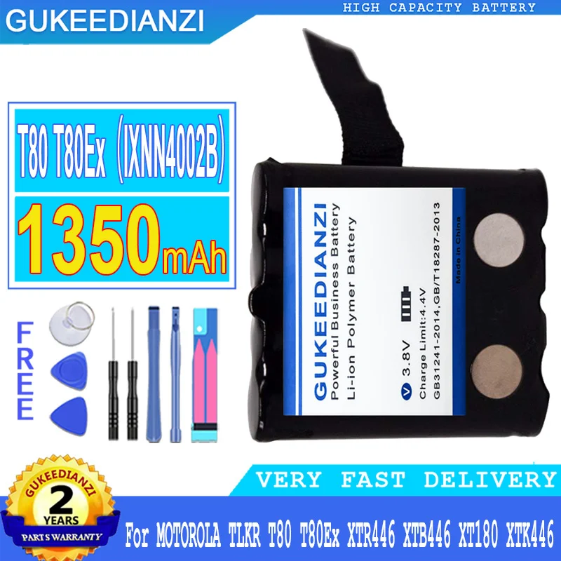 

GUKEEDIANZI Battery for MOTOROLA TLKR T61 T81 T5 T6 T7 T8 T50 T60 TLKR T80 T80Ex XTR446 XTB446 XT180 XTK446 Radio