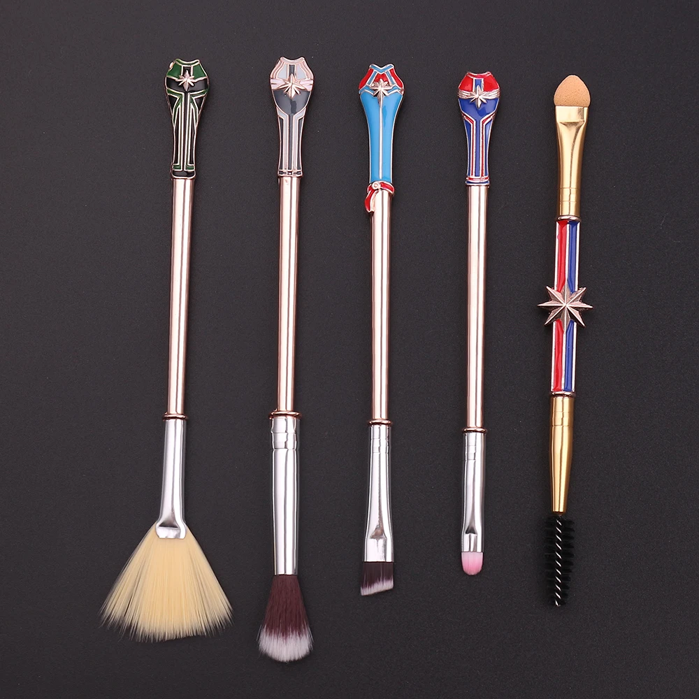Marvel Superhero Captain Marvel Makeup Brushes Women Beauty Tool Set Carnival Costume Cosplay Props
Marvel Superhero Captain Marvel Makeup Brushes Women Beauty Tool Set Carnival Costume Cosplay Props