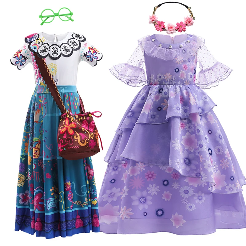Encanto Madrigal Dress Girls Cosplay Costume Fancy Dresses for Carnival Halloween Party Clothes Princess Dress Mirabel Madrigal
Encanto Madrigal Dress Girls Cosplay Costume Fancy Dresses for Carnival Halloween Party Clothes Princess Dress Mirabel Madrigal