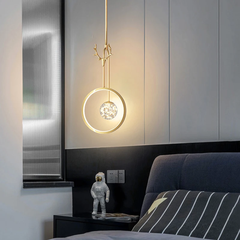 Nordic luxury Buckhorn Chandelier 3 Color switch Copper LED Pendant Light For Living Room Bedroom Dinning room Indoor lighting
Nordic luxury Buckhorn Chandelier 3 Color switch Copper LED Pendant Light For Living Room Bedroom Dinning room Indoor lighting