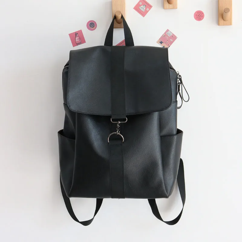 Soild Pu Leather Backpacks All-Match Large Capacity Women Men School Bags Retro Waterproof Travel Shoulder Pack
Soild Pu Leather Backpacks All-Match Large Capacity Women Men School Bags Retro Waterproof Travel Shoulder Pack