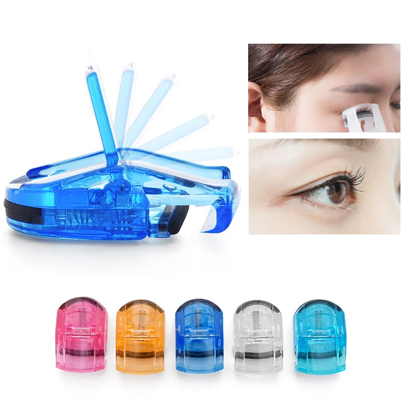 Mini Eyelash Curler Women Portable Long Lasting Silicone Strip Silver Eyelash Curler with Replacement Tape Clip Cosmetic Tools 
Mini Eyelash Curler Women Portable Long Lasting Silicone Strip Silver Eyelash Curler with Replacement Tape Clip Cosmetic Tools
