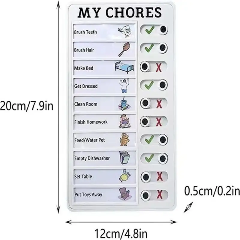 Self-discipline Punch Abs Material Task Planning Board Creative Message 20×12×0.5cm Memo Plastic Board Task Planning Table
Self-discipline Punch Abs Material Task Planning Board Creative Message 20×12×0.5cm Memo Plastic Board Task Planning Table