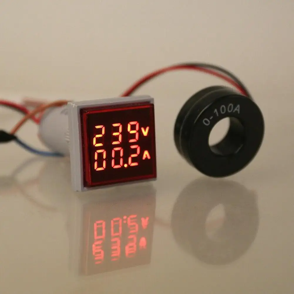Durable Newest Top-Quality Ammeter Voltmeter Digital 0-100A 60-500V AC Accessories Ammeter Gauge LED Meter Parts
Durable Newest Top-Quality Ammeter Voltmeter Digital 0-100A 60-500V AC Accessories Ammeter Gauge LED Meter Parts