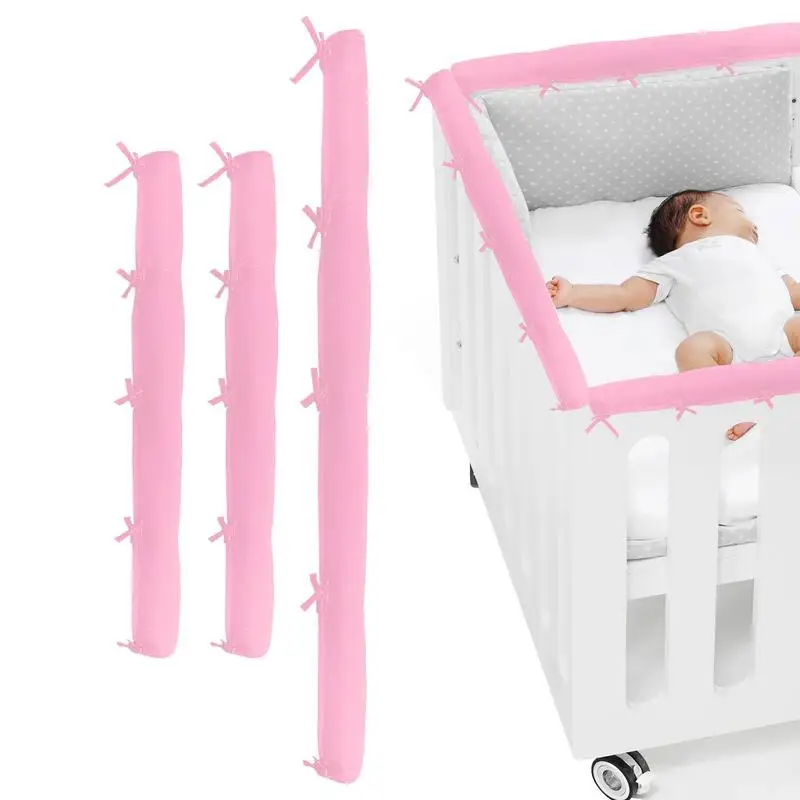 Crib Edge Cover 3Pcs Skin-friendly Bed Edge Guard Bed Guardrail Cover For Boys Girls Babies Toddlers Nursery Machine Washable
Crib Edge Cover 3Pcs Skin-friendly Bed Edge Guard Bed Guardrail Cover For Boys Girls Babies Toddlers Nursery Machine Washable