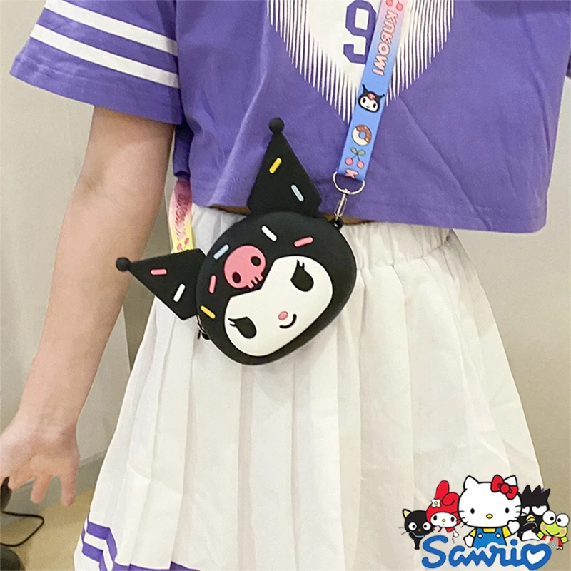 

Sanrio сумка кавайная Kuromi Melody Cosplay Y2K Lolita регулируемый плечевой ремень сумка подарки для девочек Снова в школу