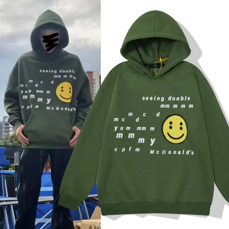 23SS Letter Smiley Face Print CPFM.XYZ Hoodies Men Women EU Size 100% Cotton CPFM Pullover Fashion Autumn Winter Tiny Spark
23SS Letter Smiley Face Print CPFM.XYZ Hoodies Men Women EU Size 100% Cotton CPFM Pullover Fashion Autumn Winter Tiny Spark