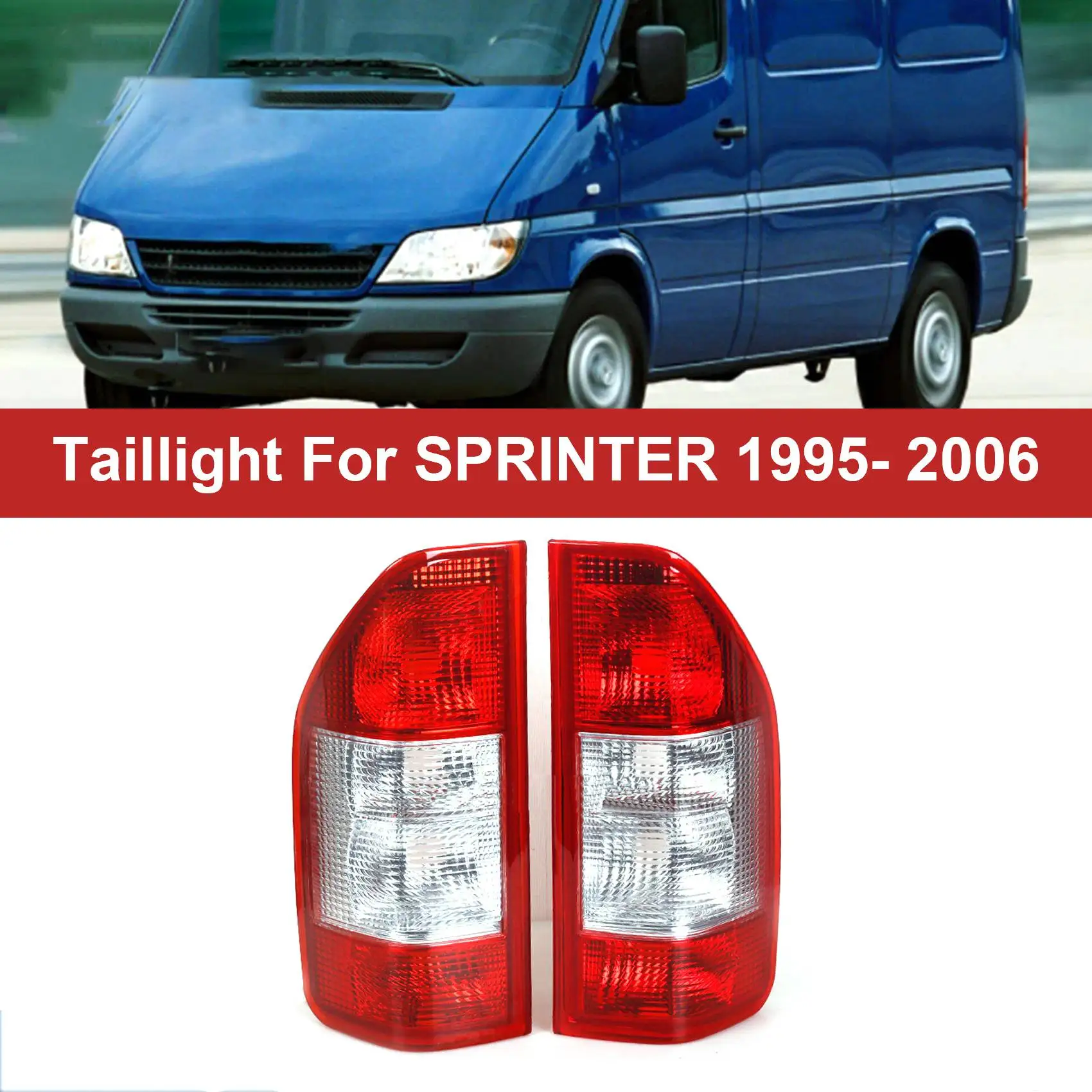 Truck Right Taillight Without Bulb Rear Brake Stop Lamp Taillight for Mercedes-Benz SPRINTER 1995- 2006
Truck Right Taillight Without Bulb Rear Brake Stop Lamp Taillight for Mercedes-Benz SPRINTER 1995- 2006