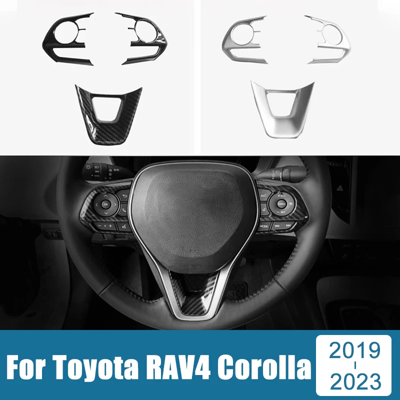 ABS Car Steering Wheel Button Cover Trim Sticker For Toyota RAV4 Corolla 2019 2020 2021 2022 2023 RAV 4 XA50 Corolla E210 Hybrid
ABS Car Steering Wheel Button Cover Trim Sticker For Toyota RAV4 Corolla 2019 2020 2021 2022 2023 RAV 4 XA50 Corolla E210 Hybrid