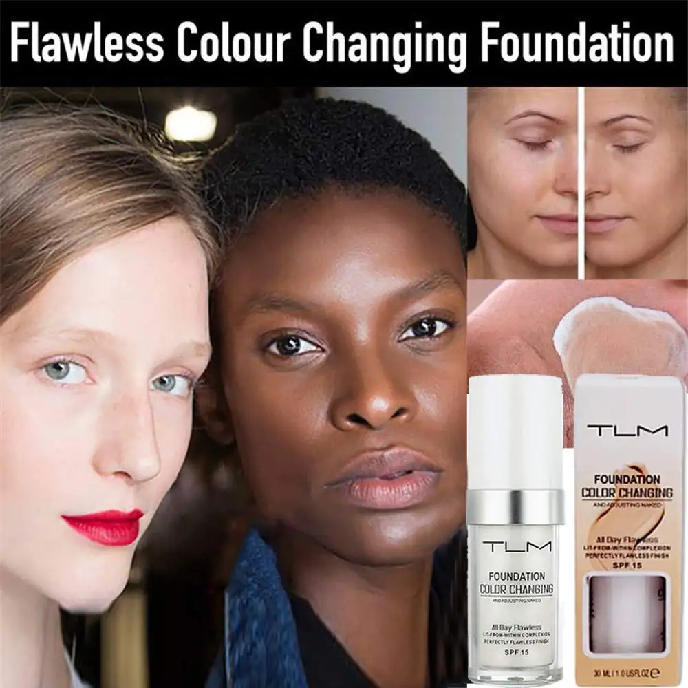 Liquid Foundation Changing Makeup Base Nude Face Cover Concealer Long Lasting Makeup Skin Tone Foundation 30ml
Liquid Foundation Changing Makeup Base Nude Face Cover Concealer Long Lasting Makeup Skin Tone Foundation 30ml