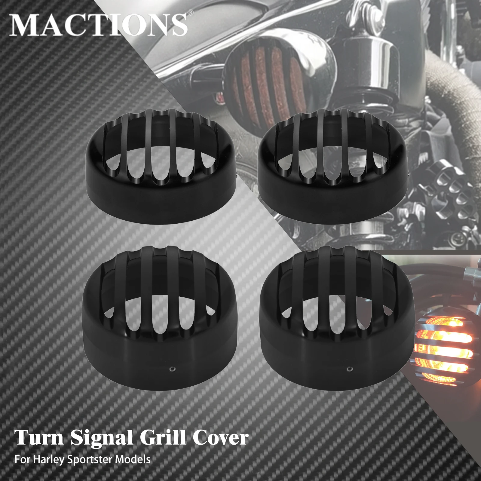 Motorcycle Front Rear Turn Signal Indicator Light Bezel Grill Cover For Harley Sportster XL883 1200 SuperLow Nightster 1992-2022
Motorcycle Front Rear Turn Signal Indicator Light Bezel Grill Cover For Harley Sportster XL883 1200 SuperLow Nightster 1992-2022