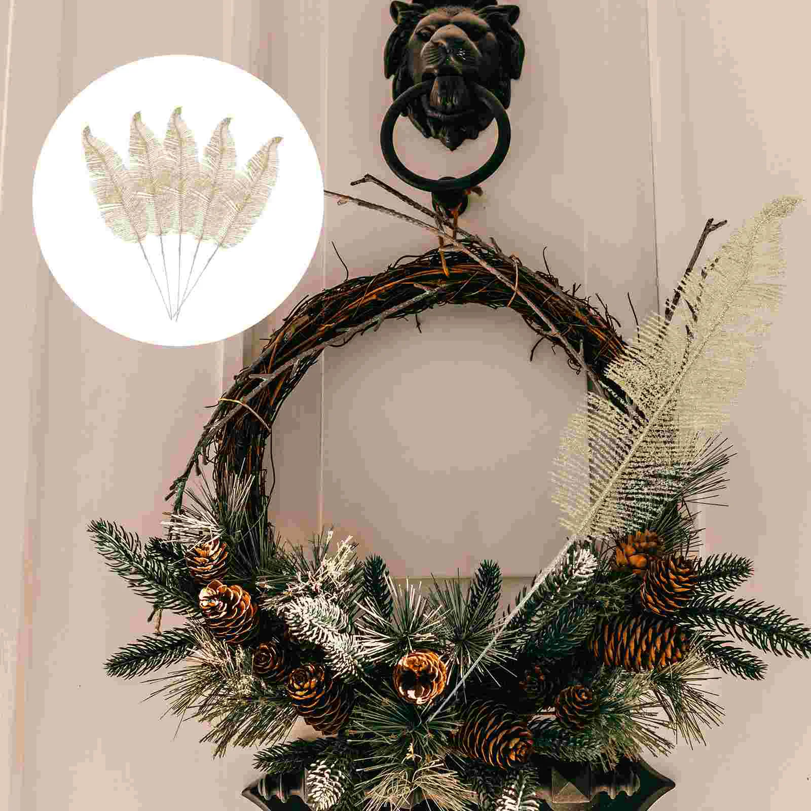 Leaves Glitter Christmas Artificial Xmas Leaf Holly Decor Flower Picks Fake Branches Pick Faux Tree Wreath Stem Vase Stems Palm
Leaves Glitter Christmas Artificial Xmas Leaf Holly Decor Flower Picks Fake Branches Pick Faux Tree Wreath Stem Vase Stems Palm