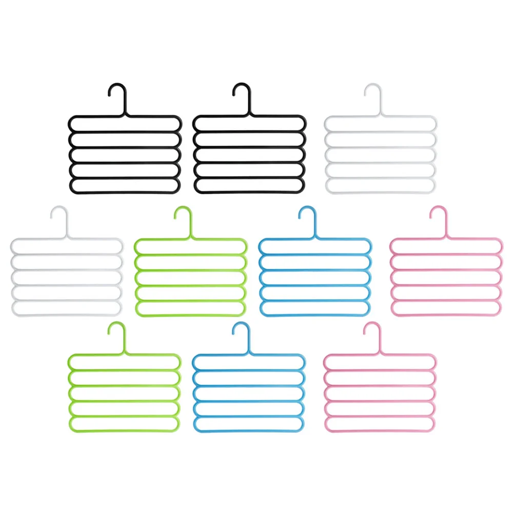 10Pcs Multilayer Trousers Hangers Space-saving Clothes Hangers Tie Scarf Hanging Racks
10Pcs Multilayer Trousers Hangers Space-saving Clothes Hangers Tie Scarf Hanging Racks