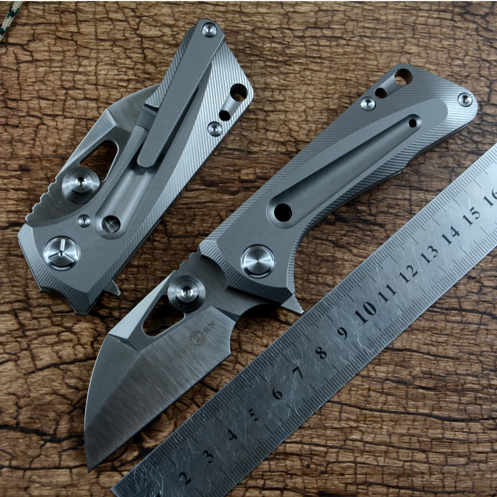 M390 Steel Satin Blade Titanium Handle Hunting Outdoor Camping Fast Open Twosun Knives TS138
M390 Steel Satin Blade Titanium Handle Hunting Outdoor Camping Fast Open Twosun Knives TS138