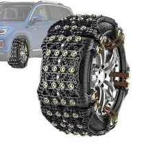 6pcs Truck Tire Chains Heavy Duty Car Anti-Skid Chain Outdoor Driving Safety Chains Rainy Snow Days Mud Road Vehicle supplies