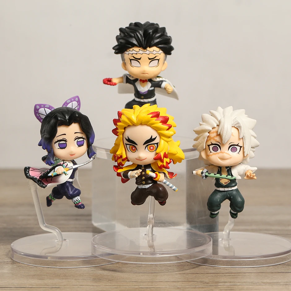 4pcs/set Demon Slayer Kochou Shinobu Rengoku Kyoujurou Shinazugawa Himejima Cute Mini Car Decoration Dolls PVC Figure Model Toys
4pcs/set Demon Slayer Kochou Shinobu Rengoku Kyoujurou Shinazugawa Himejima Cute Mini Car Decoration Dolls PVC Figure Model Toys