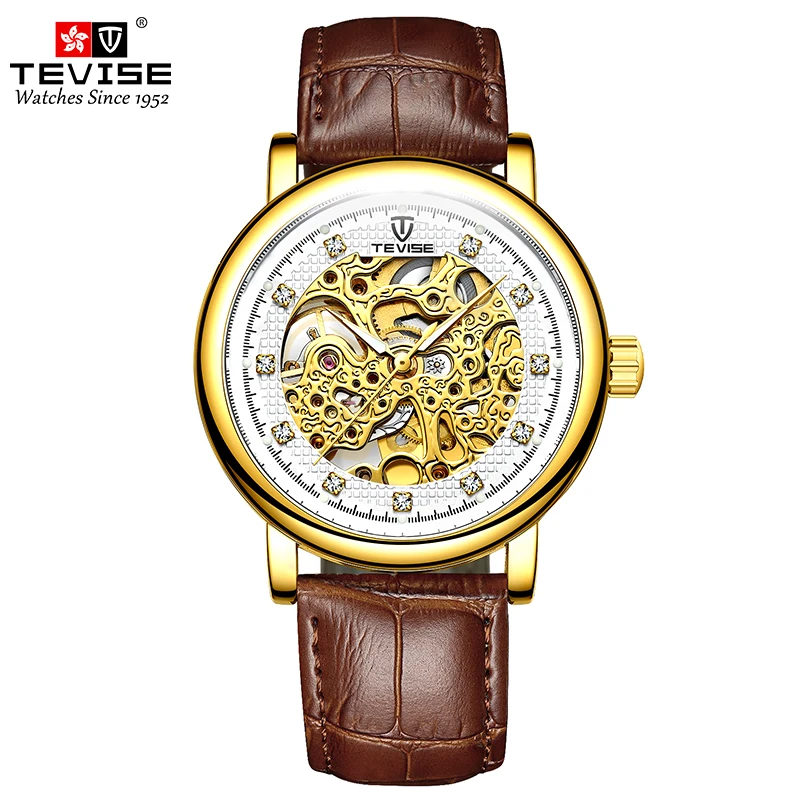 TEVISE Automatic Mechanical For Men Leather Waterproof Luminous Business&Fashion Stainless Steel Wristwatch
TEVISE Automatic Mechanical For Men Leather Waterproof Luminous Business&Fashion Stainless Steel Wristwatch