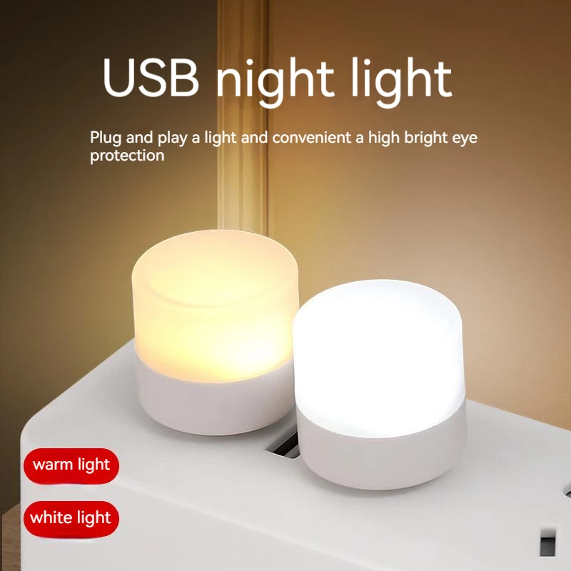USB Night Light Mini LED Night Light USB Plug Lamp Power Bank Charging USB Book Lights Small Round Reading Eye Protection Lamps
USB Night Light Mini LED Night Light USB Plug Lamp Power Bank Charging USB Book Lights Small Round Reading Eye Protection Lamps