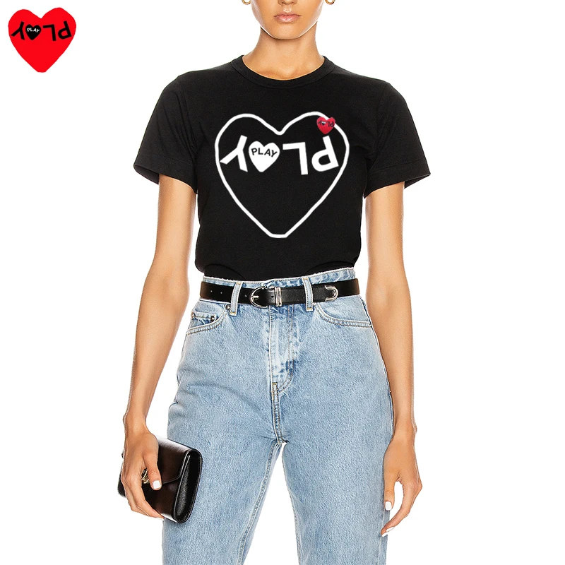 PLAY Tops & Tees New Unisex Printed Fashionable Short Sleeve All-match Simple T-shirt
PLAY Tops & Tees New Unisex Printed Fashionable Short Sleeve All-match Simple T-shirt