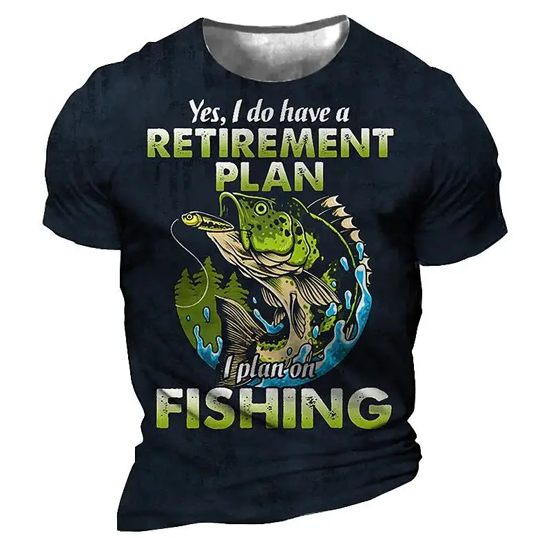 Summer 3D Printed Fish T Shirt Men's Loose Polyester Fishing Pattern Everyday Short Sleeve T Shirt Casual Top Men's Clothing 6XL
Summer 3D Printed Fish T Shirt Men's Loose Polyester Fishing Pattern Everyday Short Sleeve T Shirt Casual Top Men's Clothing 6XL