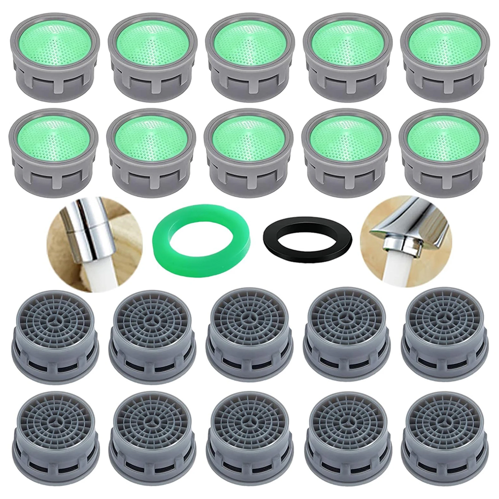 Faucet Aerator 1 5 GPM Flow Restrictor Durable ABS Material Easy to Use Good Filtration Effect Stable Water Flow
Faucet Aerator 1 5 GPM Flow Restrictor Durable ABS Material Easy to Use Good Filtration Effect Stable Water Flow