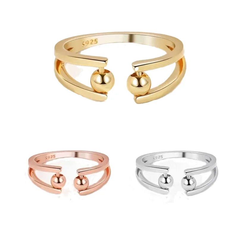 Fidget Spinner Beads Rings for Women Rotating Band Relaxation Anti Stress Anxiety Finger Ring Jewelry Gifts for Daughter
Fidget Spinner Beads Rings for Women Rotating Band Relaxation Anti Stress Anxiety Finger Ring Jewelry Gifts for Daughter