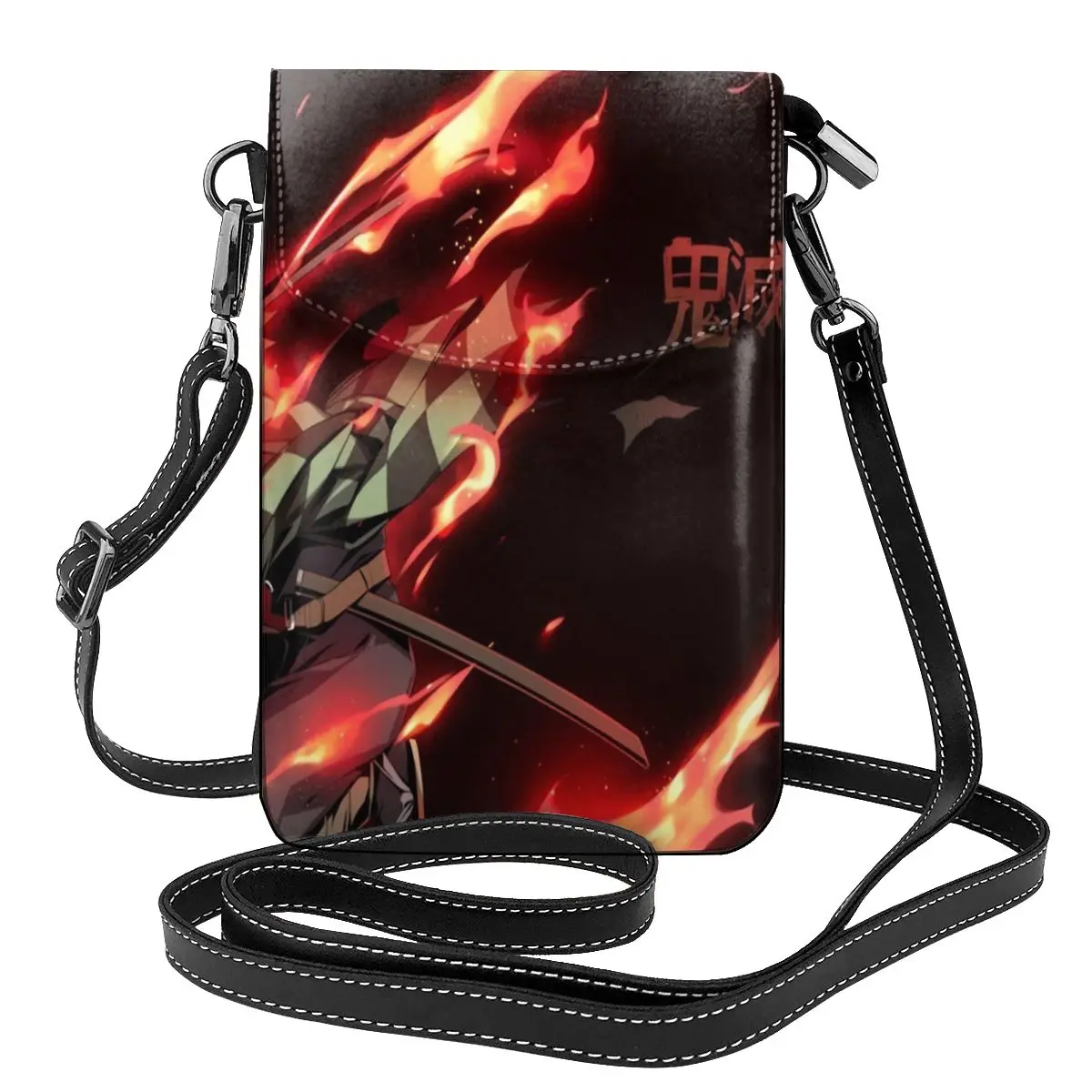 Kawaii рассекающая демонов сумка через плечо Kimetsu No Yaiba женские сумки для работы Подарки Забавный кожаный кошелек