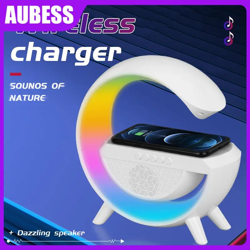 Multifunctional Ambient Light With App Control Speaker Wireless Fast Charging Moon Shape Desk Lamp Clocks Speaker
Multifunctional Ambient Light With App Control Speaker Wireless Fast Charging Moon Shape Desk Lamp Clocks Speaker